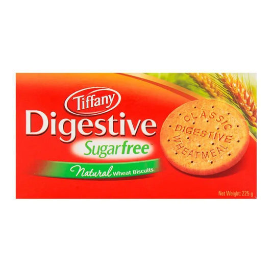 TIFFANY DIGESTIVE SUGAR FREE WHEAT BISCUIT 225GM