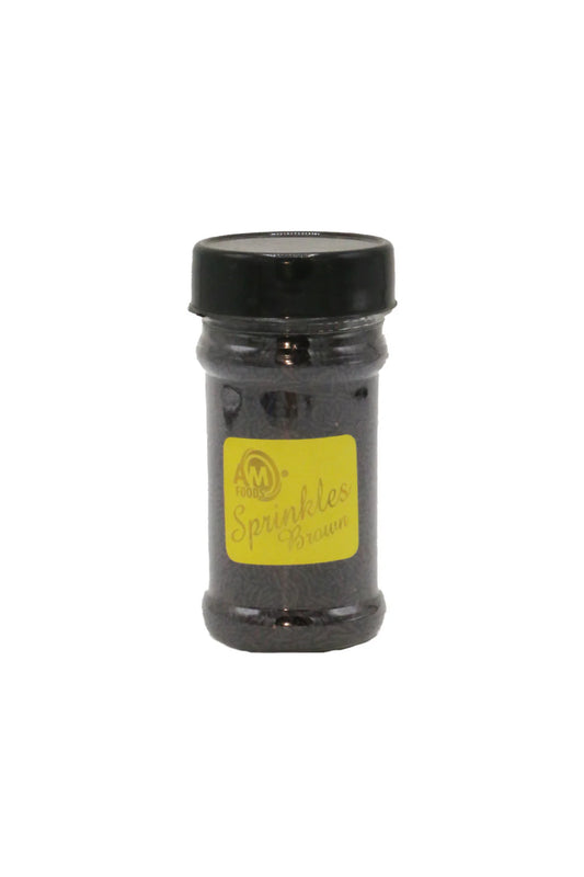 AM FOOD SPRINKLES (BROWN) 125GM