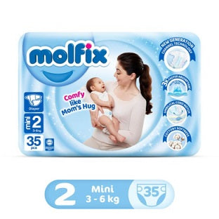 (MOLFIX) PAMPER 3D MINI(2) TWIN 35PC