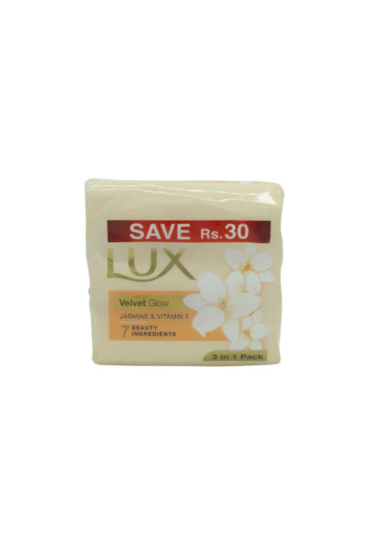 UNILEVER LUX SOAP (VELVET GLOW JASMINE) 3 IN 1
