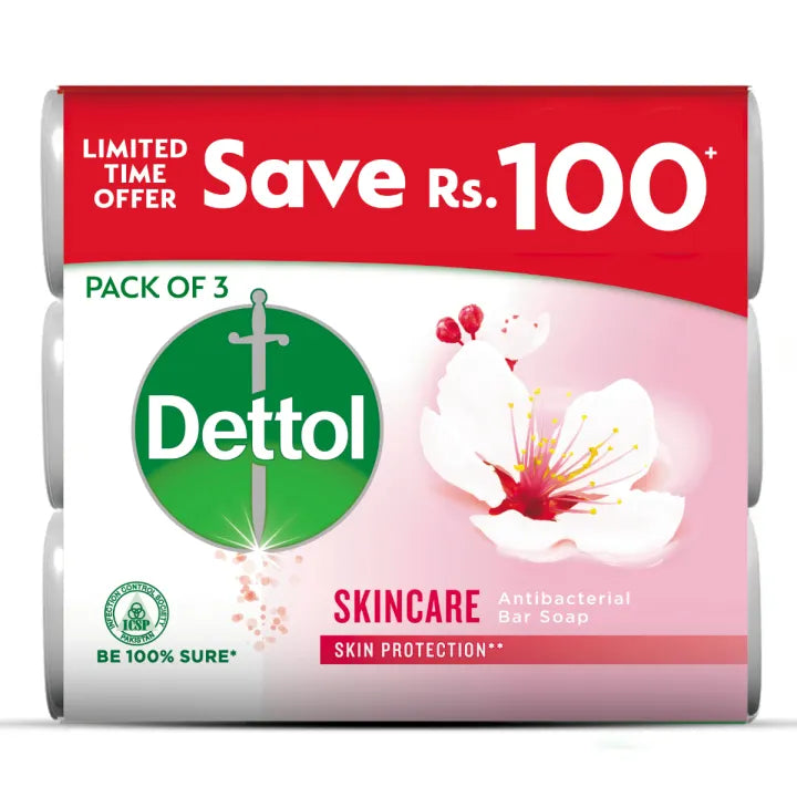 RECKITT DETTOL SKIN CARE SOAP (3 IN 1)