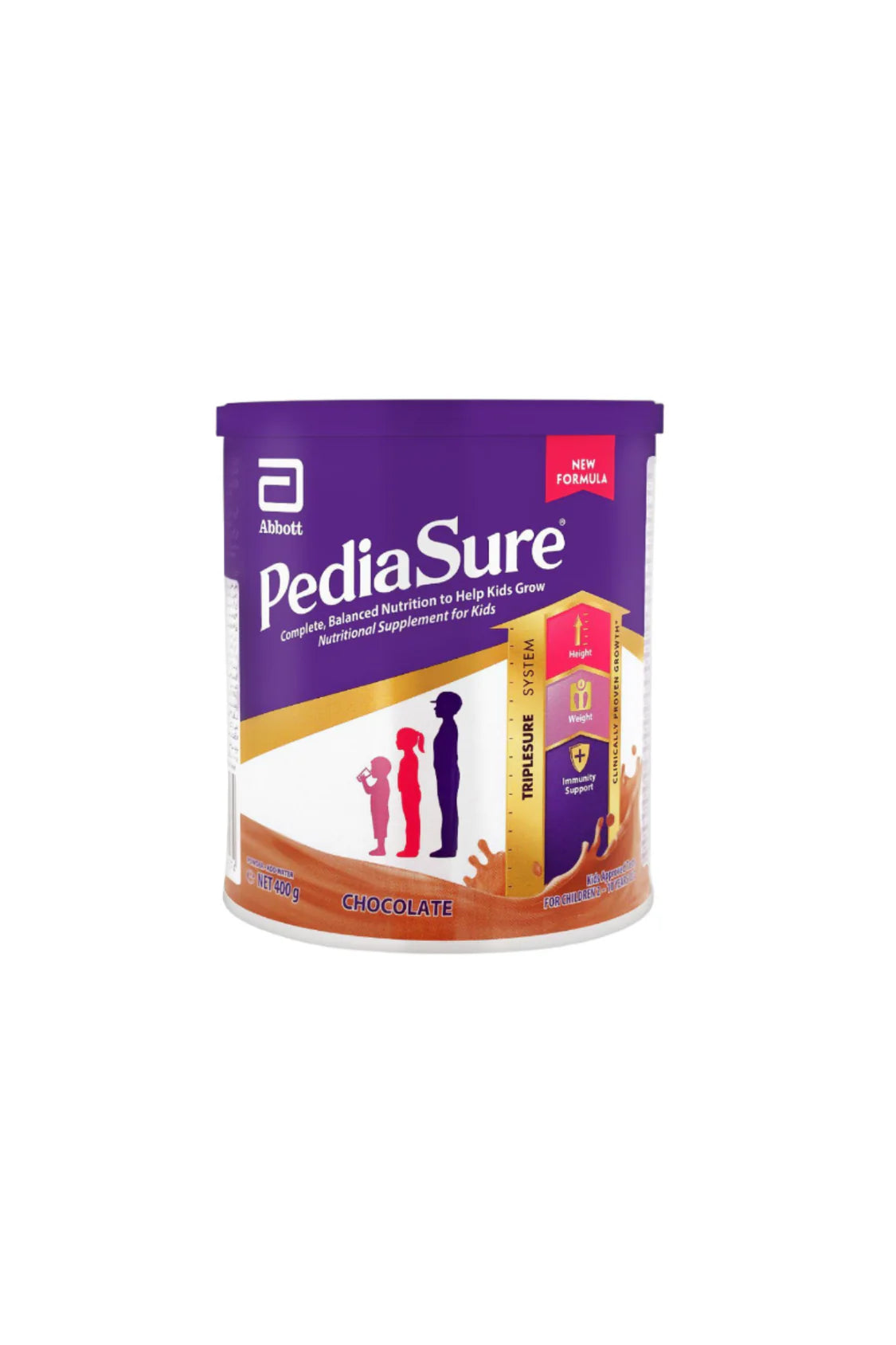 ABBOTT PEDIASURE MILK POWDER (CHOCOLATE) 400G