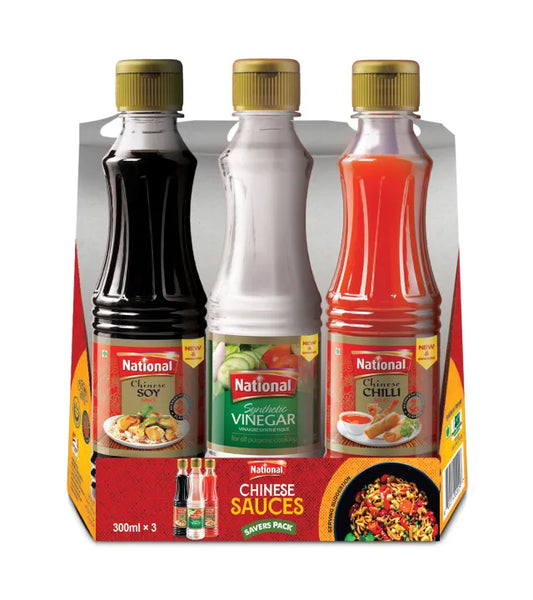 (NATIONAL) CHINESE SAUCE TRIO PACK 900ML