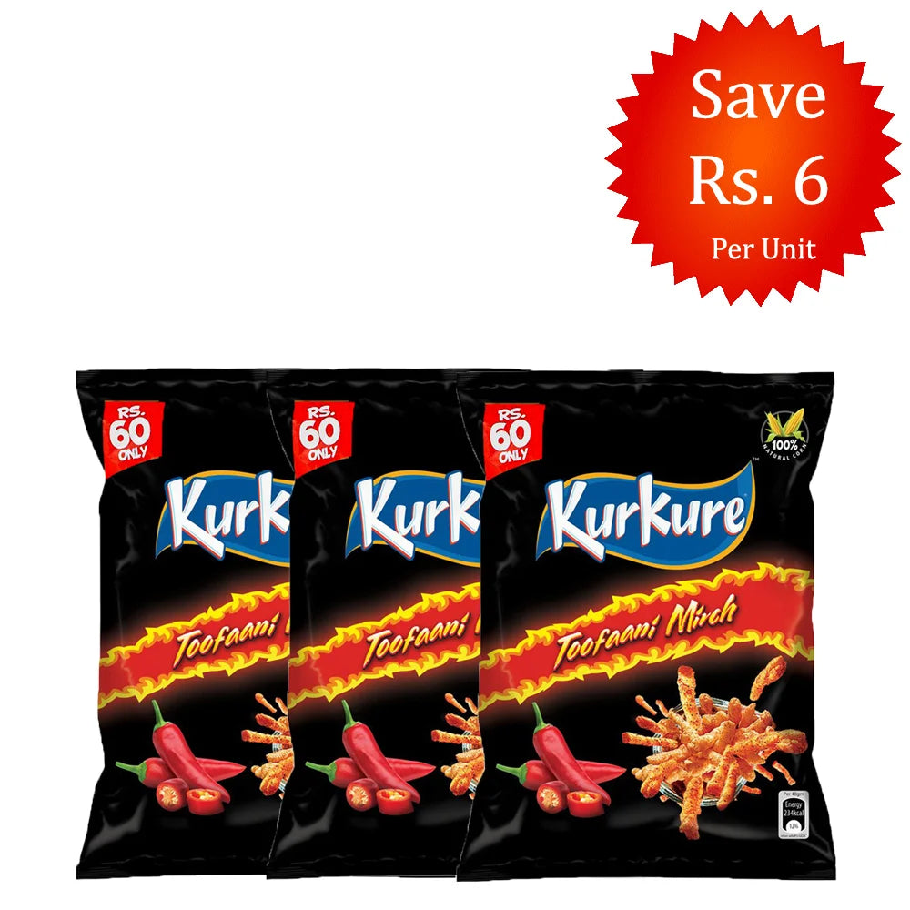 KURKURE TOOFAANI MIRCH 58GM
