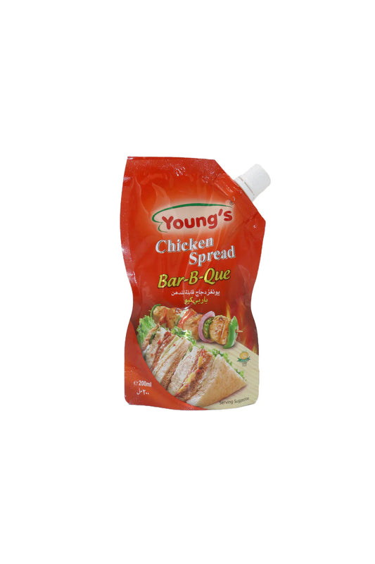 YOUNG'S CHICKEN SPREAD BAR-B-QUE 200ML