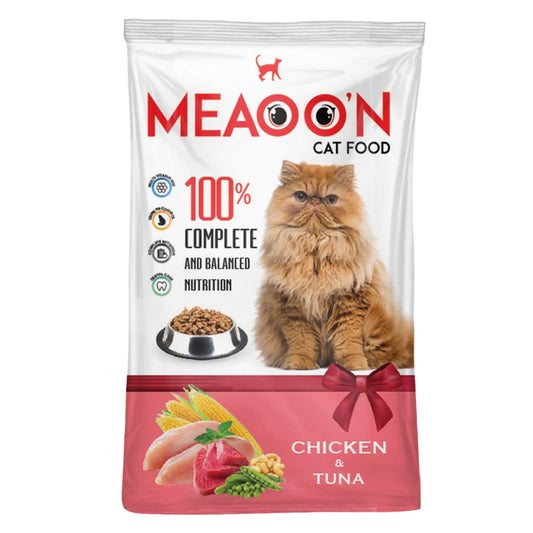 MEAOON ADULT CAT FOOD CHICKEN & TUNA 400G