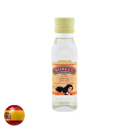 BORGES OLIVE HAIR OIL 100% PURE 125ML