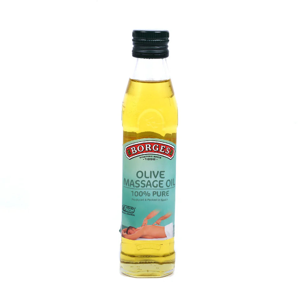 BORGES OLIVE MASSAGE OIL 100% PURE 250ML