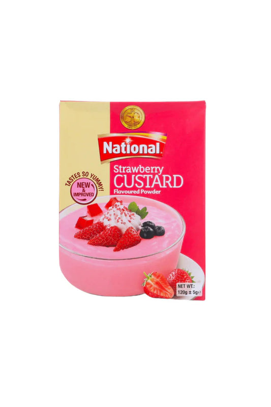 (NATIONAL) STRAWBERRY CUSTARD 120GM