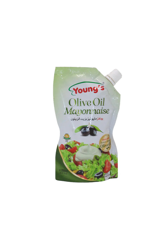 YOUNG'S OLIVE OIL MAYONNAISE 200ML