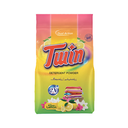 (SUFI) TWIN DETERGENT PODWER LMN 5KG