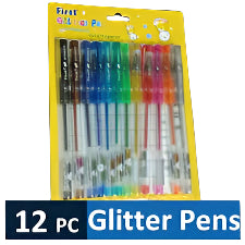 COLORING GLITTER PEN 12 PCS
