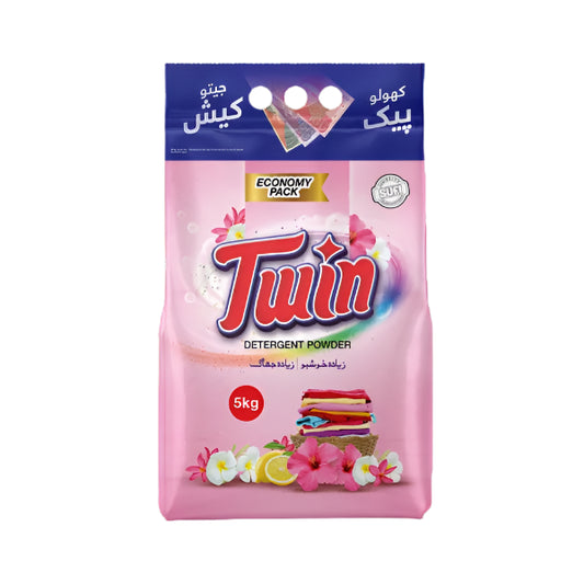 (SUFI) TWIN DETERGENT PODWER FLWR 5KG PROMO
