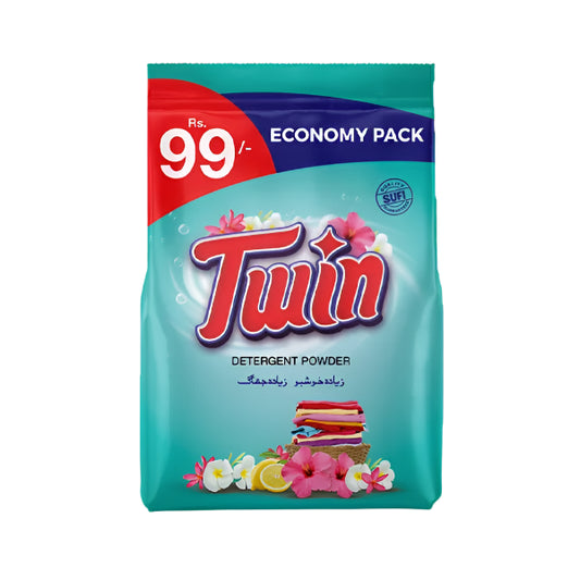 (SUFI) TWIN DETERGENT POWDER ECON PACK 423GM