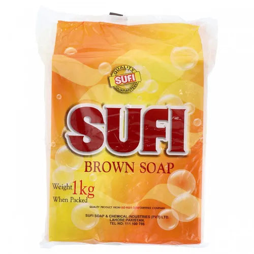 (SUFI)BROWN SOAP 1KG