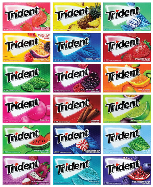TRIDENT BUBBLE ALL (1/14 STICKS) ALL FWL