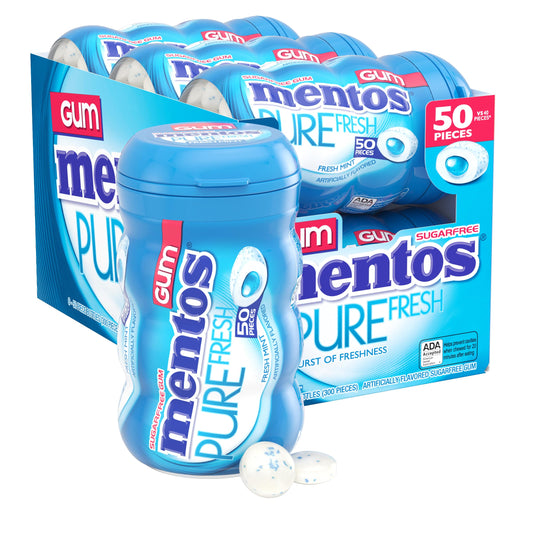MENTOS PURE FRESH SUGARFREE CHEWING GUM 9 PCS