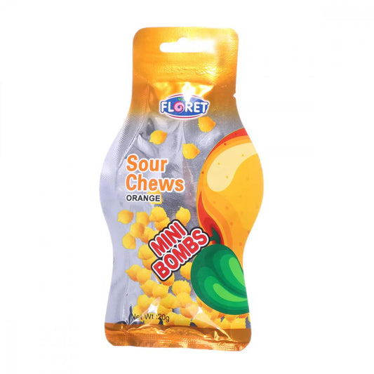 SPRINT CANDY FLORET SOUR CHEWS (ORANGE)