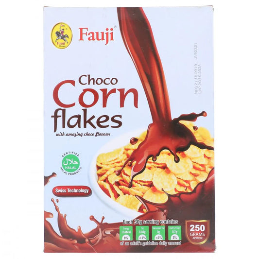 (FAUJI) CHOCOLARES CORN FLAKES 250GM