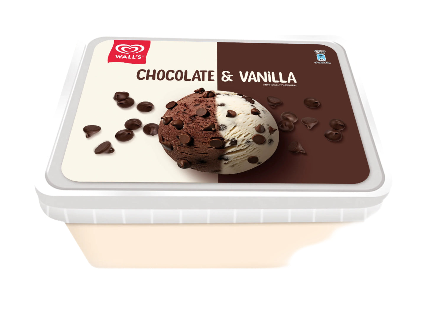 WALL'S CHOCOLATE & VANILLA BKT 1.4 LTR