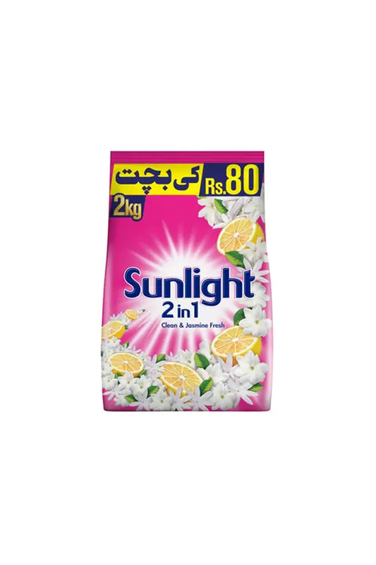UNILEVER SUNLIGHT 2IN1 SURF JASMINE FRESH (2KG)