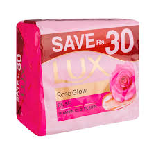 UNILEVER LUX SOAP (ROSE GLOW ROSE) 2 IN 1