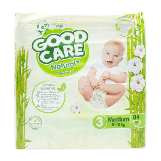 (GOOD CARE) NATURAL PAMPER MEDIUM(3) 84PC JUMBO