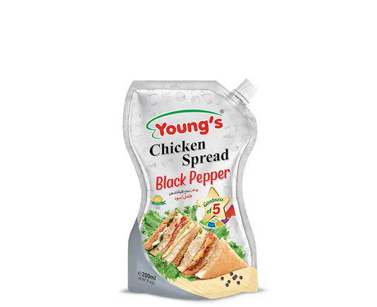 YOUNG'S CHICKEN SPREAD BLACK PAPPER 200ML