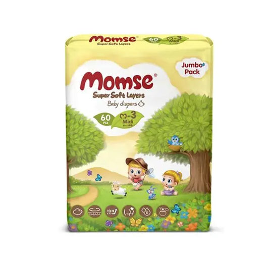(MOMSE)PAMPER JUMBO PACK MED (60pc)