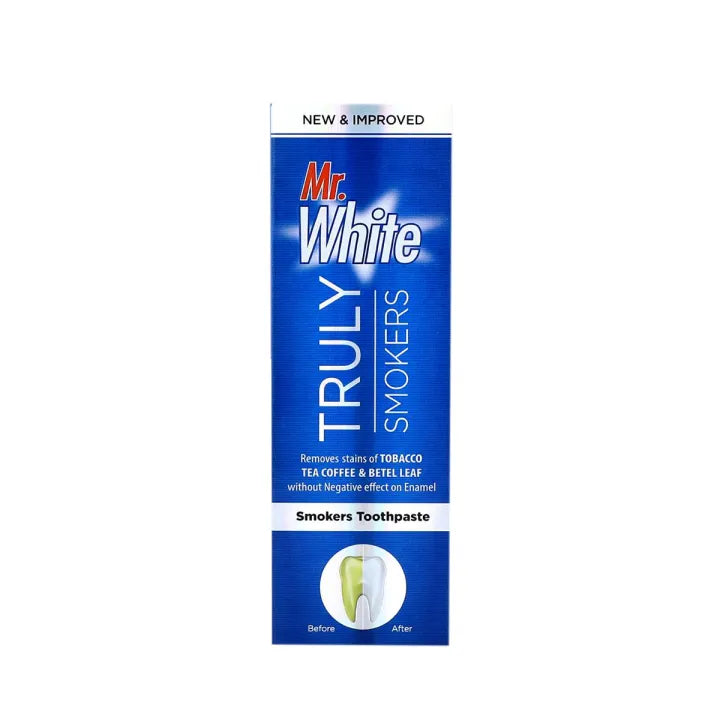 MR WHITE TRULY WHITENING/SMOKER TOOTH PASTE 40GM