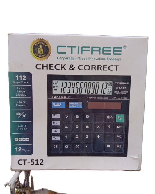 CITFREE CHECK & CRORECT CALCULATER CT512