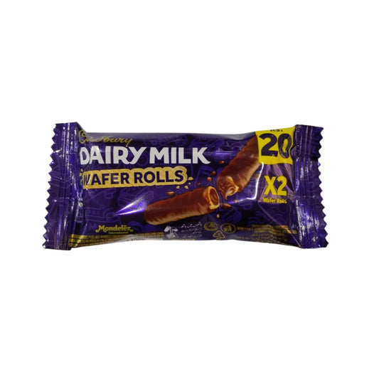 CADBURY DAIRY MILK WAFER ROLL RS 20