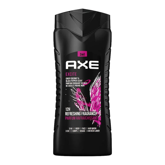 AXE EXCITE 3 IN 1 BODY WASH 250ML