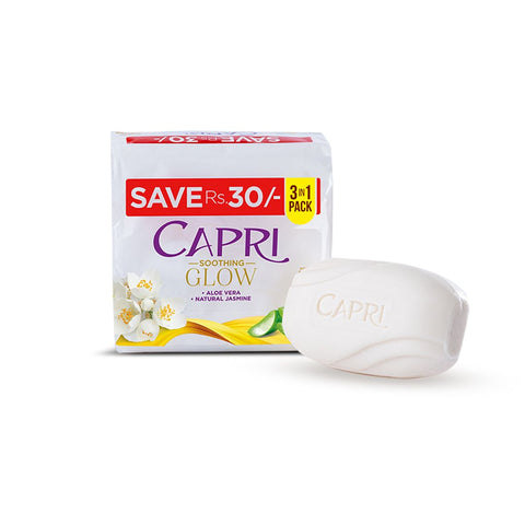 (CAPRI)SOAP FAMILY BUNDLE GLOW WHITE 150GM