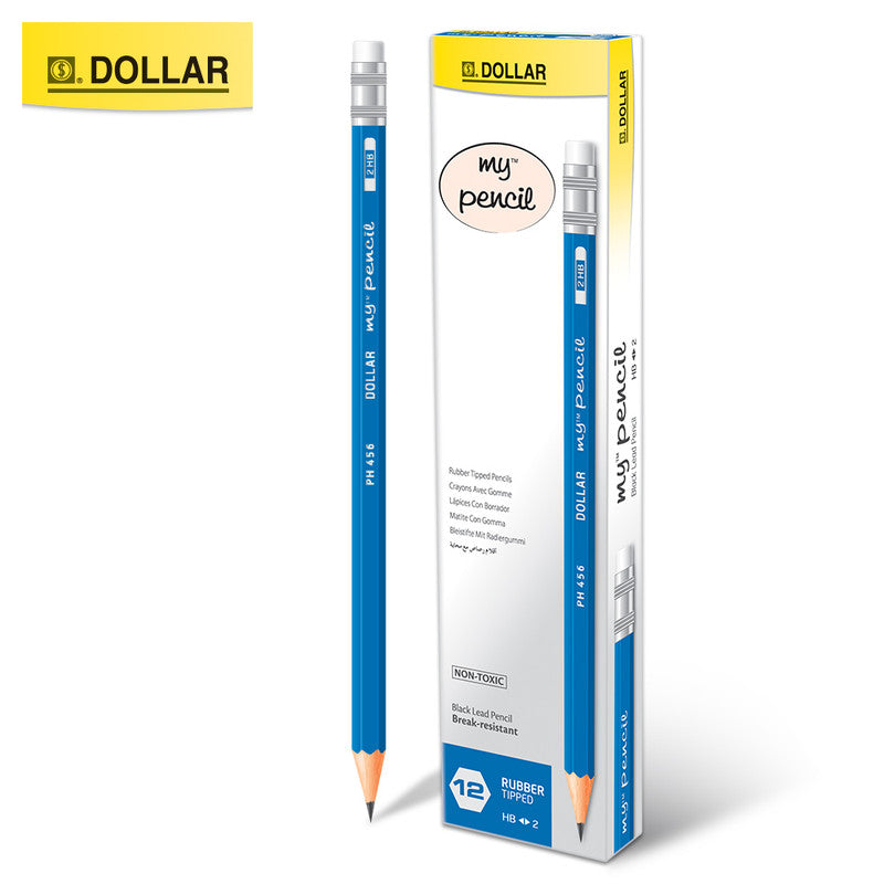 DOLLAR MY PENCIL RUBBER TIPPED