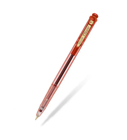 DOLLOAR CLIPPER BALL PEN RED