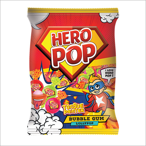 HS HERO GREAT POP SHOW KING SIZE LOLLIPOP 1PC