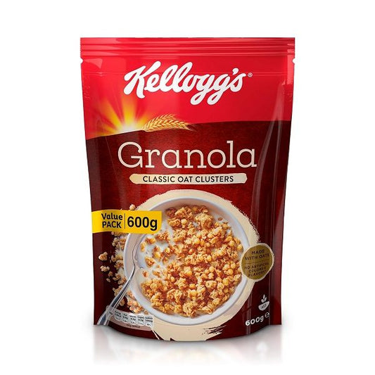 KELLOGGS GRANOLA MIXED CLASSIC OAT CLUSTERS CORN F