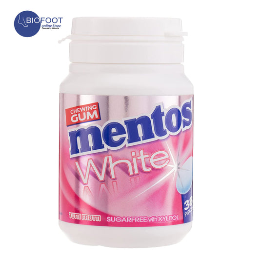 MENTOS WHITE TUTTI FRUTTI CHEWING 38PCS