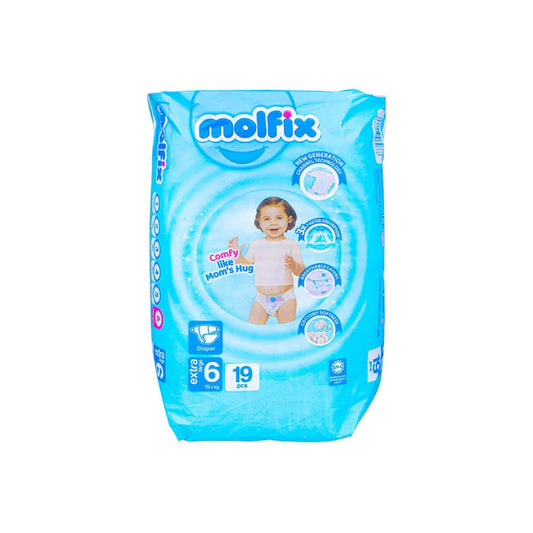 (MOLFIX) PAMPER 3D EXTRA LARGE(6) TWIN 19PC