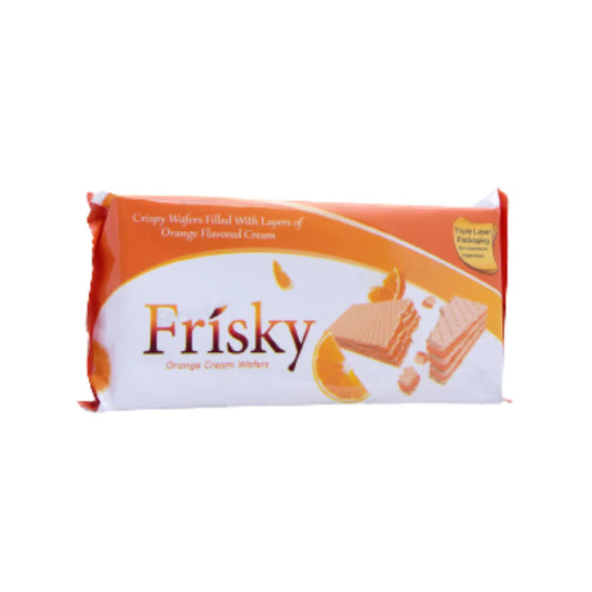 INOVATIVE FRISKEY WAFERS (ORANGE CREAM) 75GM
