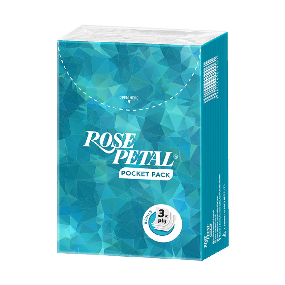 (ROSE PETAL) TISSUE POCKET PACK 3PLAY