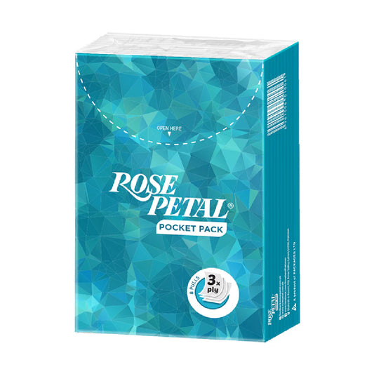 (ROSE PETAL) TISSUE POCKET PACK 3PLAY