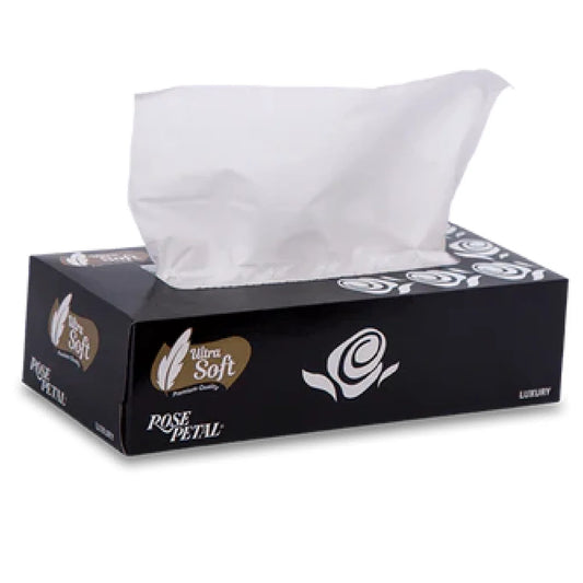 (ROSE PETAL) TISSUE LUXURY BLACK ULTRA SOFT