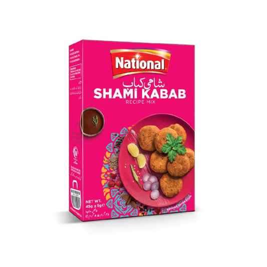 (NATIONAL) SHAMI KABAB MASALA 45GM BOX