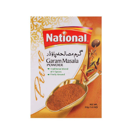 (NATIONAL) GARAM MASALA PODWER 50GM BOX