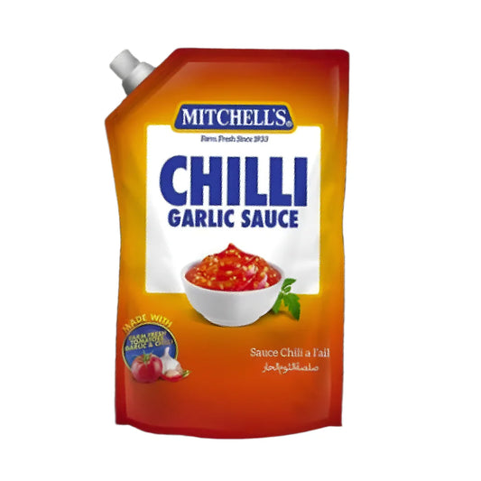 MITCHELLS CHILLI GARLIC SAUSE NEW 800ML ALL