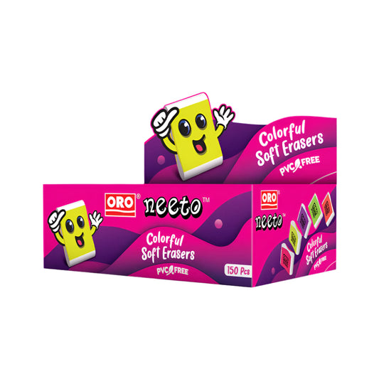 ORO COLORFUL SOFT ERASE PCS