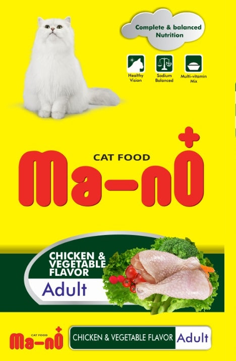 MA-NO CAT FOOD BEEF & VEGETABLE ADULT 1.3KG