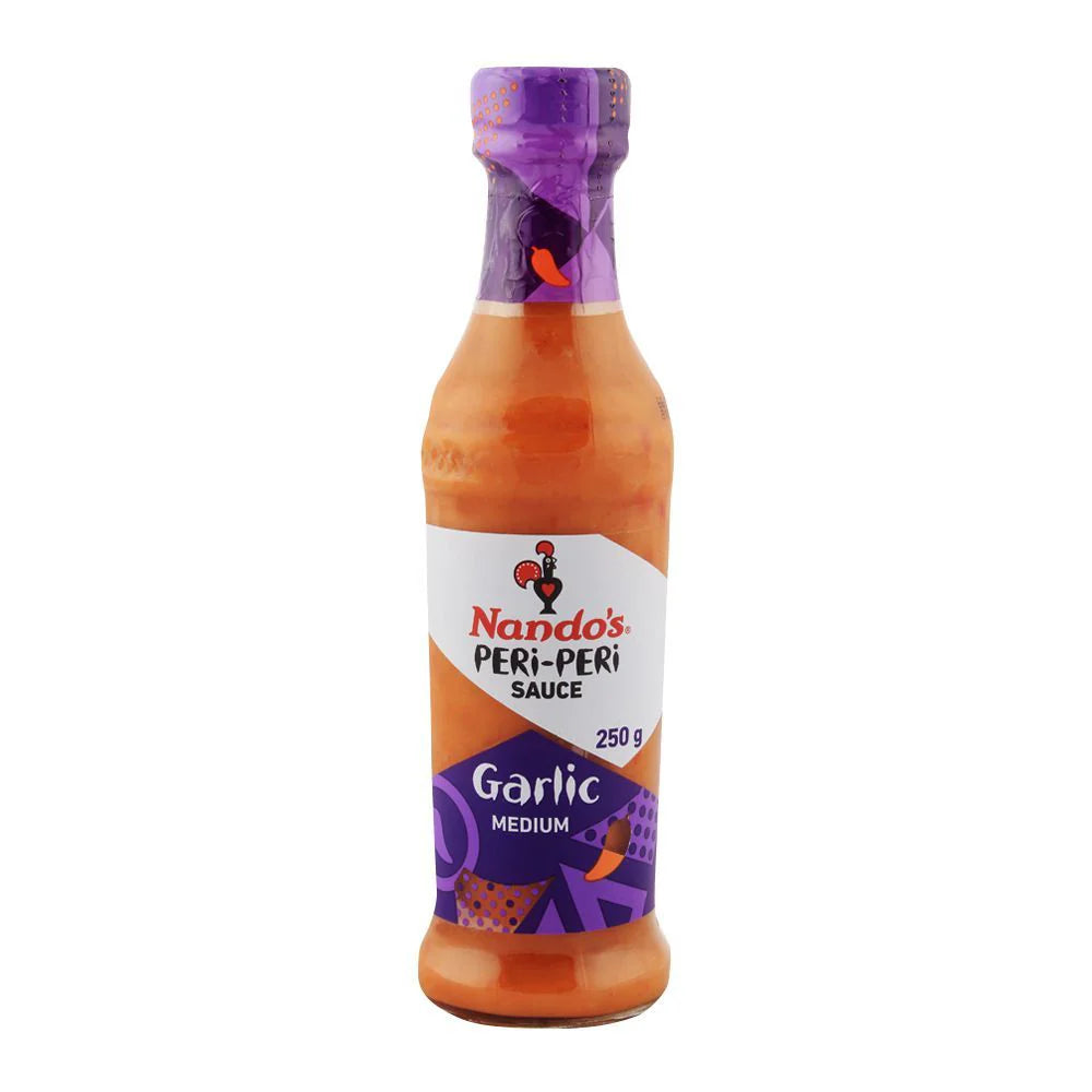 NANDO S PERI-PERI SAUCE GARLIC MEDIUM 250G